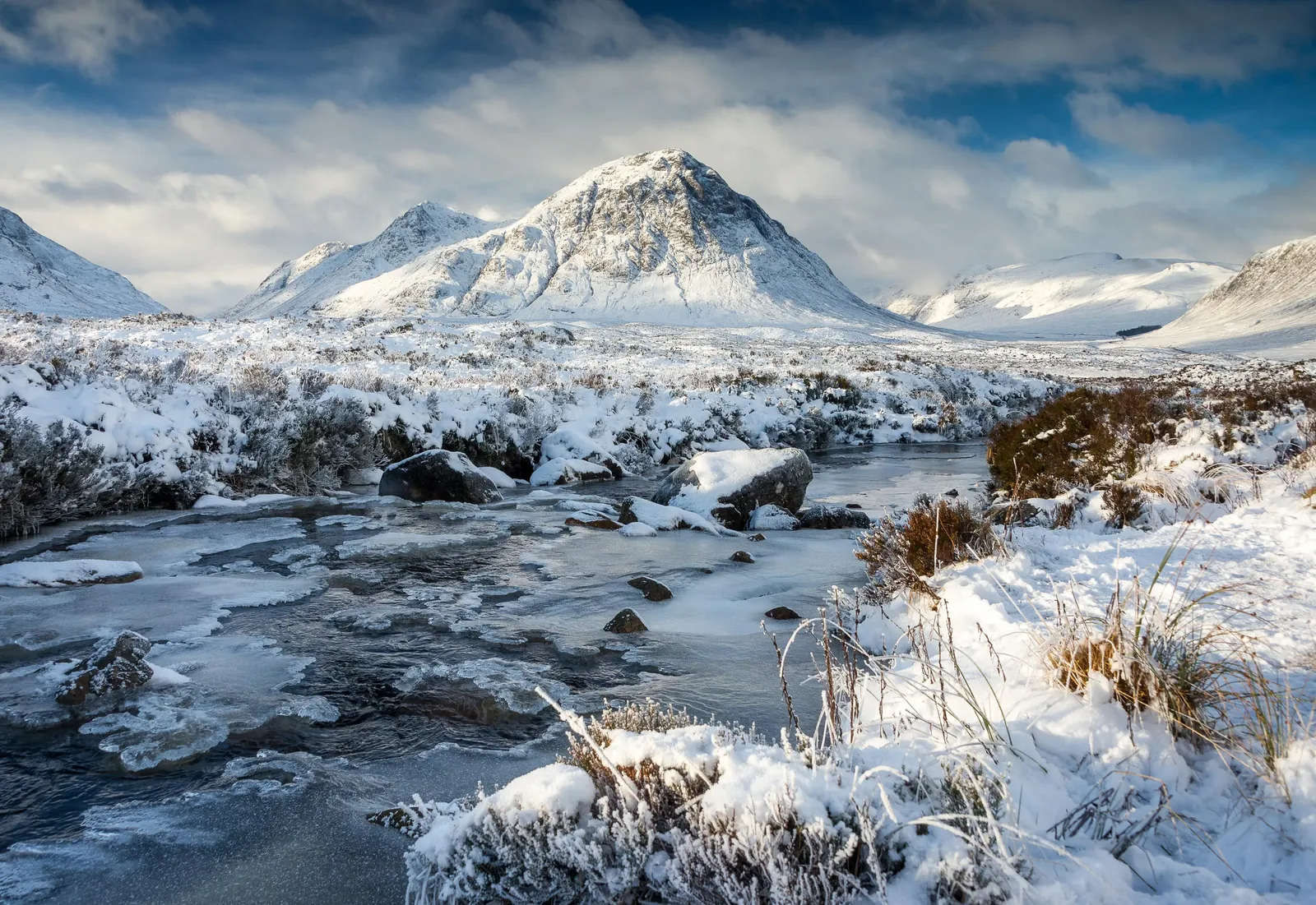 Scotland snowy Mountain